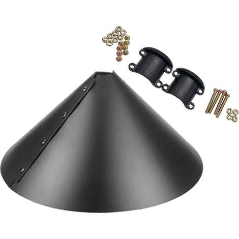 Protection anti-écureuils pliable en plastique avec accessoires pour jardin et terrasse (1/5)