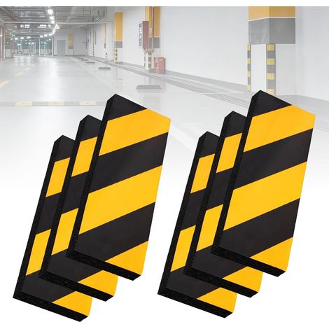 protections murales pour garage, 30 x 10 x 1,8 cm, protection contre les démarrages, en caoutchouc, mousse, pour porte de voiture et mur de garage (1/5)