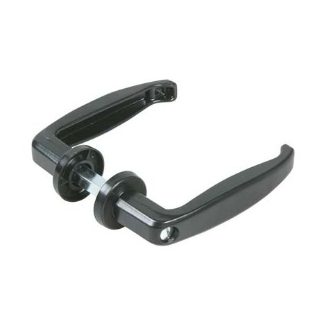 MANIGLIE X PORTA METALLO 355 COMBI - ZAMA VERN NERA VITE IN TESTA MM 50/60 Q8- 5 pezzi