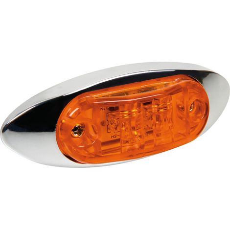 Luce decorativa - 2 Led - 24V - Arancio (1/4)