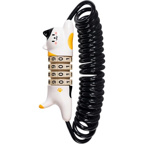 Antivol Vélo Combinaison À 4 Chiffres, Antivol Casque Pour Enfant, Cadenas Velo Antivol, Helmet Lock Petit, Cadenas De Vélo À 4 Chiffres (1/5)