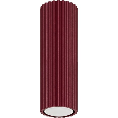 Plafonniers Karbon aluminium bourgogne 1xGU10 6.5cm Sollux (1/5)