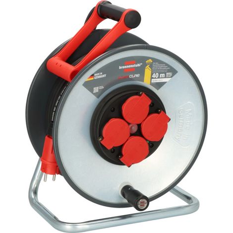 Tambour de câble en tôle d'acier brennenstuhl® Professional SC 4100 H07RN-F 3G1,5, longueur (m) : 40 (1/4)