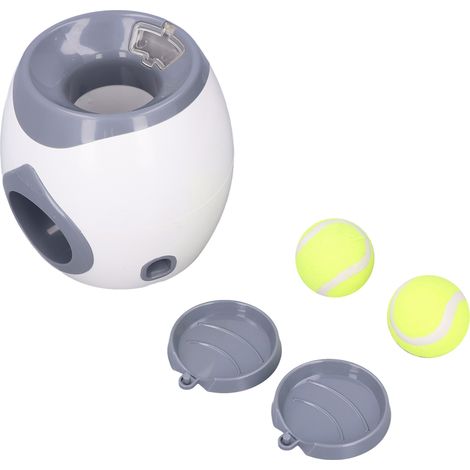 Distributeur de balles pour chiens, machine à balles de tennis avec 2 balles de tennis pour l'entraînement des chiens (1/5)
