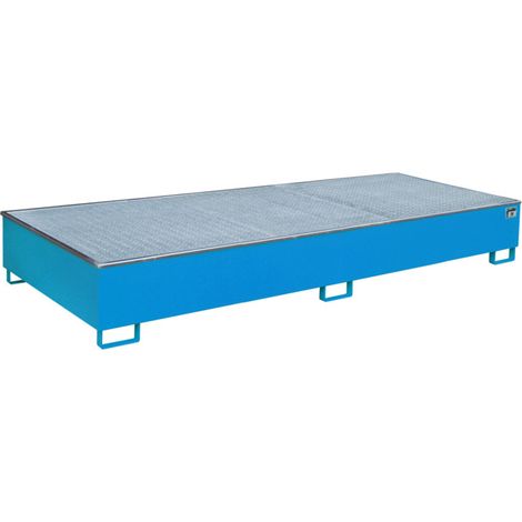 Bauer Südlohn Bac à étagère avec insert PE RW-GR 3300-3 PE, peint, bleu clair