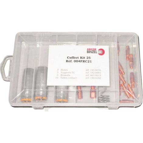 Boite de maintenance pour torche MIG MB25 1mm ABICOR - BINZEL - 004FRC21