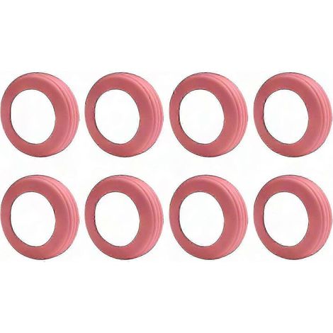 8Pcs Roues de Valise Silencieuses en Silicone Uni, Protège-Roues Anti-Rayures, Réduction du Bruit et Absorption des Chocs, Couleurs Variées pour Bagages (1/5)