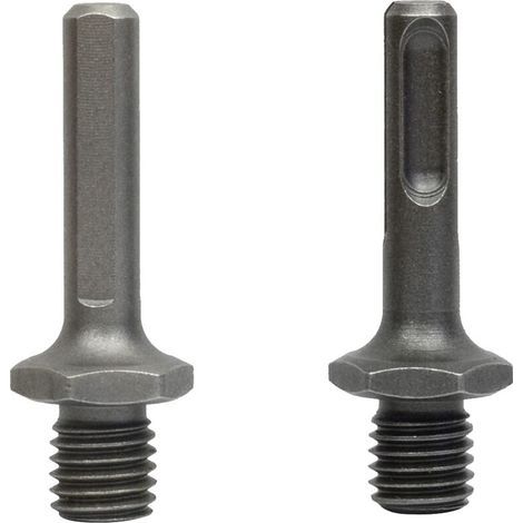 pieces M14 external thread to SDS Plus internal and internal triangular adapter for drilling with grinders