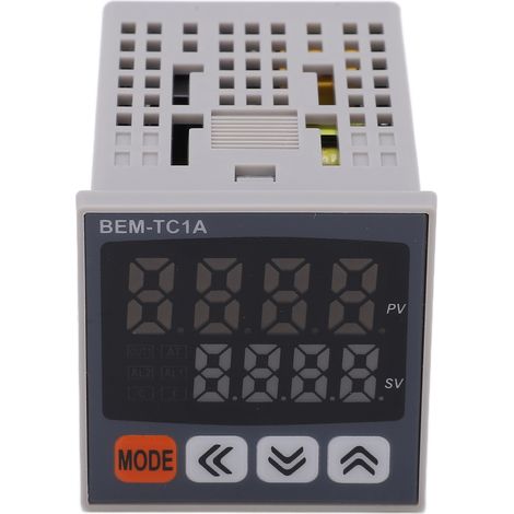 Thermostat numérique PID, régulateur de température, thermostat intelligent à sortie relais 100-240 V CA (BEM-TC1A-14RV)