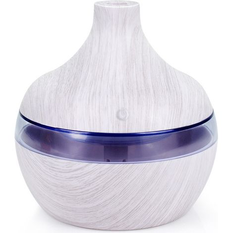 Humidificateur tactile USB avec finition bois blanc - Apportez confort et style à votre intérieur (1/5)