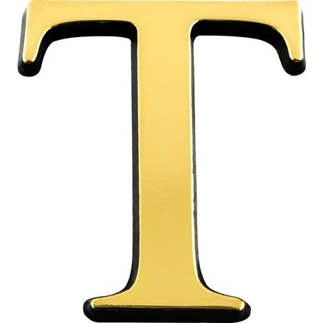 Lettre T Or Hauteur 40mm - 4622323 (1/2)