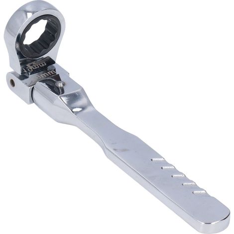 Lot de 8 clés à cliquet tête articulée 180° en acier allié pour plomberie et entretien (1/5)