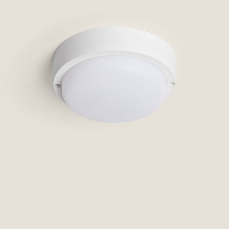Plafonnier LED Extérieur Rond 15W Hublot White IP65 Ø155 mm  4000K Blanc neutre