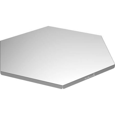 Barbecook Piastra di protezione per barbecue a legna Nestor, esagono, 95x83x4cm (1/5)
