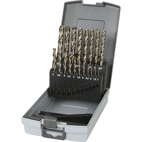 Juego de 19 Brocas HSS-Co para Metal RATIO