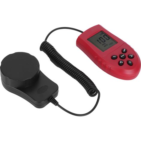 Luminomètre numérique portable HS1010A avec écran LCD, photomètre, luxmètre, mesureur de lumière, éclairement (1/5)