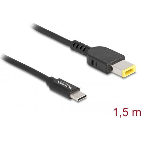 Delock Cable de carga para portÃ¡tiles USB Type-Câ¢ macho a Lenovo 11,0 x 4,5 mm macho