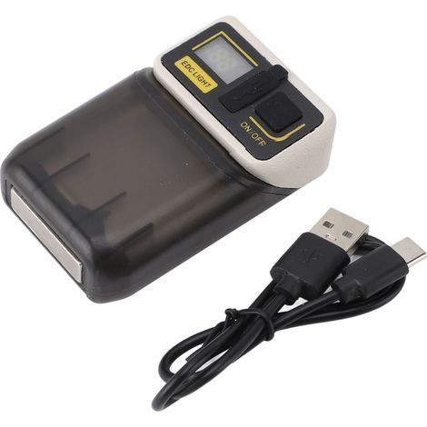 Ortviai Lampe de poche LED EDC 1000 lm, 6 modes, aimantée, batterie intégrée 1000 mAh, aluminium (1/5)