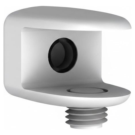 Mensola Reggivetro a Morsetto in Blister 26 MMX21H. Bianco 5 Blister
