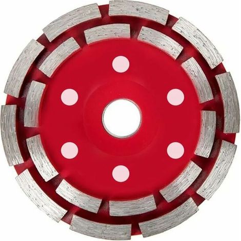 [NON UTILIZZATO] Disco abrasivo diamantato per levigare cemento, pietra, mattoni, marmo e granito, 125 mm, Irisfr (1 pz)