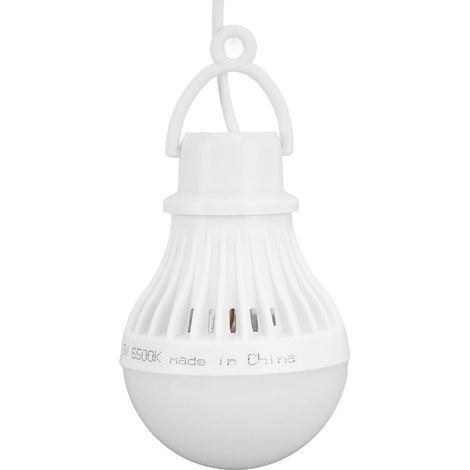 Lampe tente – camping LED suspendue – 5W – USB rechargeable – ampoule secours – randonnée (1/5)