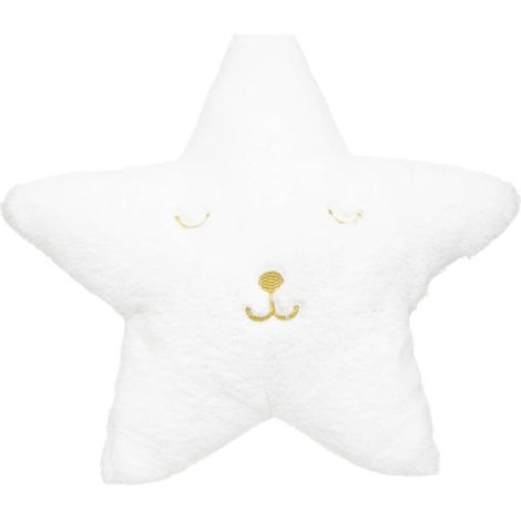Cojín para niños Etoile blanco - piel sintética - Atmosphera créateur d'intérieur (1/2)