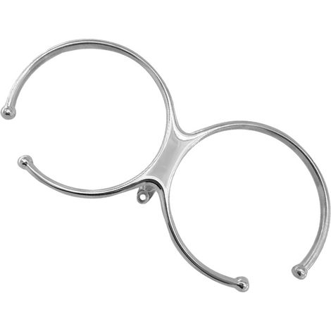 Accessories for boats, yachts and motorhomes: New open, two-legged stainless steel drink holder