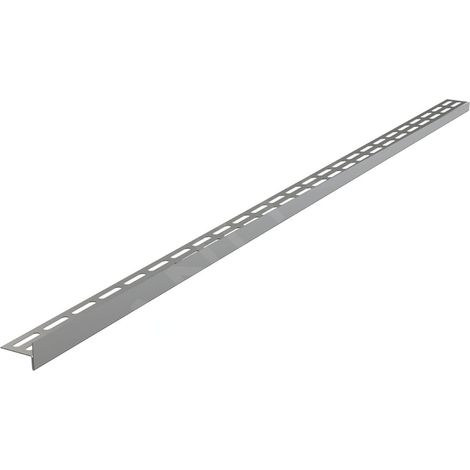 Alca - Rail de mise à niveau du sol 1200 mm, gauche, hauteur de l'ourlet 14 mm, tapis en acier inoxydable APZ903M/1200 (1/2)