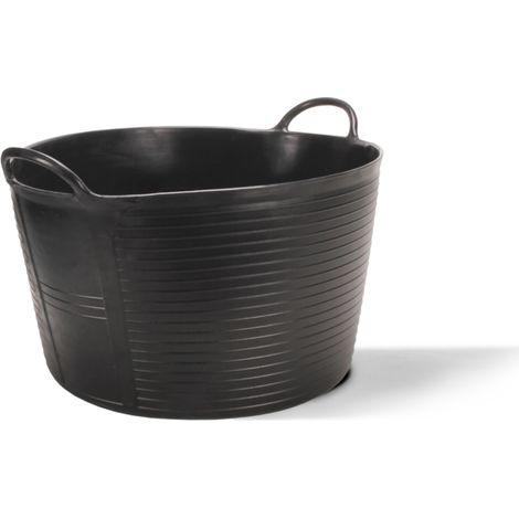 Mastello in plastica nero nr. 4 (55 l)