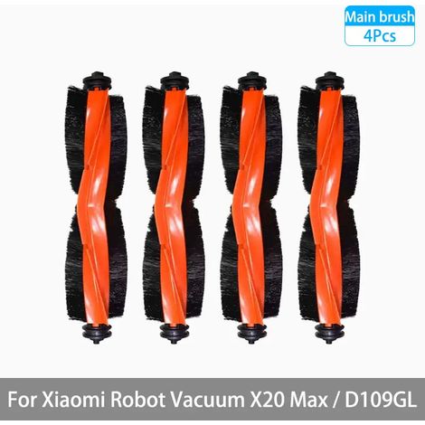 Kompatible Teile und Zubehör für den Xiaomi X20 Max / D109GL Saugroboter: Hauptbürste, Seitenbürste, HEPA-Filter, Reinigungstuch, Ersatzstaubbeutel – AquaForge (1/5)