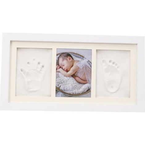 Cadre photo TOYANDONA pour empreintes de mains et de pieds (1/5)