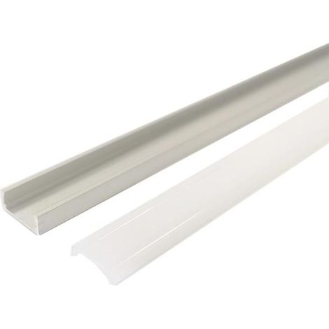 Optonica – Profilé aluminium flexible 1m pour ruban LED – Aluminium souple haute qualité – Dissipation thermique optimisée – Compatible jusqu'à 10mm
