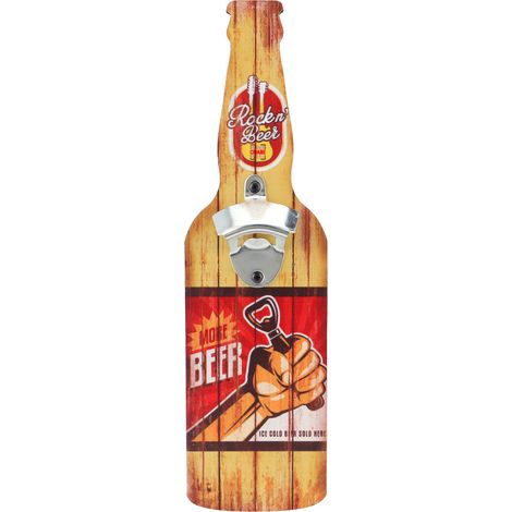 bouteille mural multifonction en bois style vintage pour
