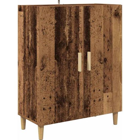 Sideboard Old Wood 70 x 34 x 90 cm Engineered Wood vidaXL