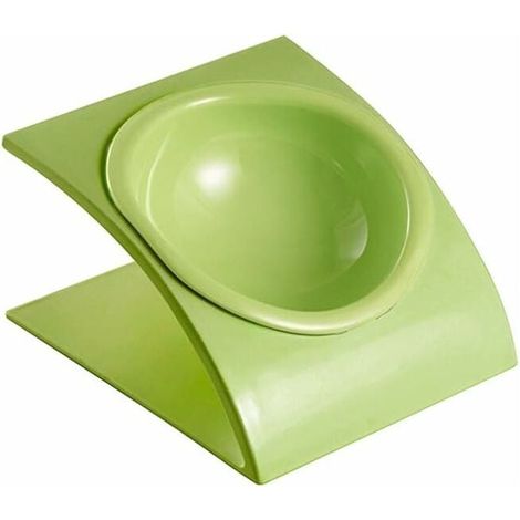 Vert Porte-gamelle Surélevée Pet Gamelles incliné pour Chien et Chat Gamelles Chien Chat Mélamine avec Support-Fei Yu (1/4)
