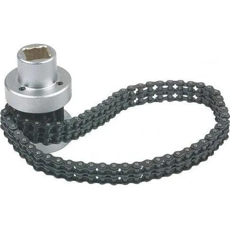 Llave de filtro de aceite de doble cadena de 60 a 115 mm