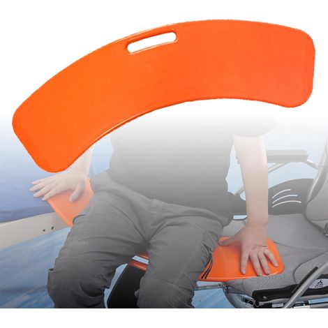 Transferbrett, Gleitmatte für ältere Menschen, Transferhilfe vom Rollstuhl ins Bett, Transferbrett vom Rollstuhl ins Bett, Toilette, Badewanne (Orange)