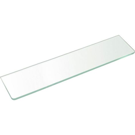 Etagère en verre 600x100x8mm, verre clair (1/2)