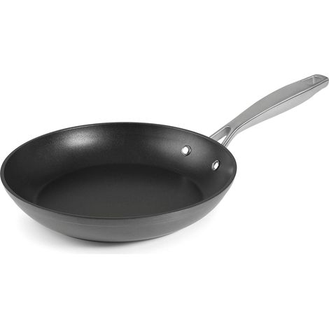 Lacor Fit Sartén antiadherente anodizada 24 cm negro plateado