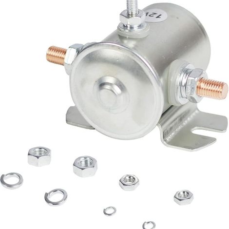 Relais de treuil électromagnétique SPST à fonctionnement continu pour voiturette de golf 974121510-16 934-1215010 (1/4)