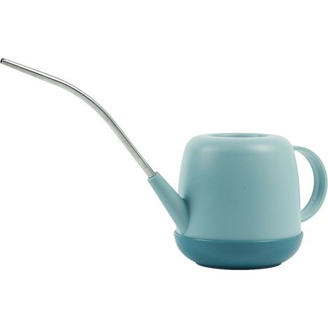 Arrosoir Décoratif Maison/Jardin - Modèle Grande Capacité - 36cm Premium Plastique Khaki/Blanc Bleu - 1 Pièce (1/5)