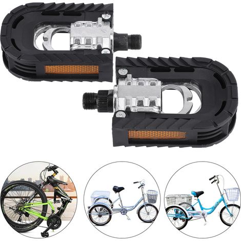 1 Paire de pédales pliantes ultra-légères pour vélo de course, accessoires de rechange pour vélo de route (1/4)
