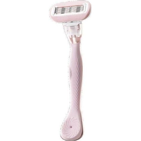 Rasoir manuel pratique pour femmes, lames remplaçables, comprend 1 manche et 1 lame, pour le rasage des jambes et des aisselles. (1/5)