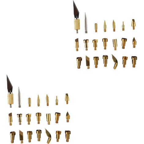 Kit de 44 embouts de fer souder pour dcoration pyrograve (1/5)