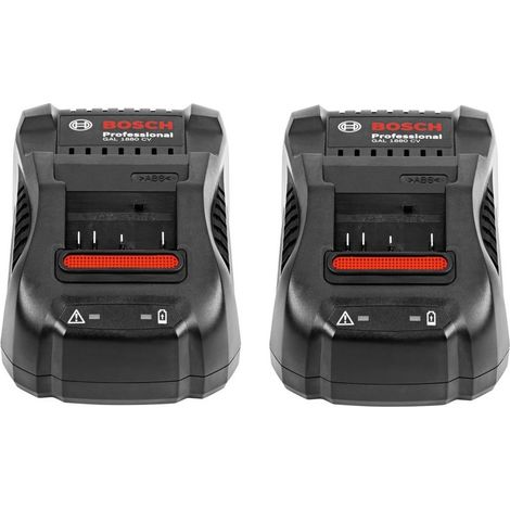 Bosch Dual Charger Pack GAL1880CV x 2 18v Fast Battery Charger 25 Minutes 8.0ah (1/5)
