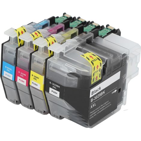 4-teiliges BK CMJ Tintenpatronen-Set für den Drucker MFC J5830DW: gestochen scharfe und gleichmäßige Ausdrucke. (1/5)