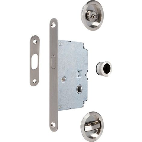 kit cierre puerta corredera ø56 niquel satinado ø56 exterior, d48 interior. (1/5)