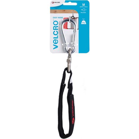 Velcro Sangle Easy Hang+Mousqueton taille M 25mmx630mm