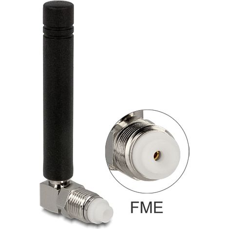 Delock gsm quadband antenna fme 2 dbi 90Â° omnidirectional fixed black