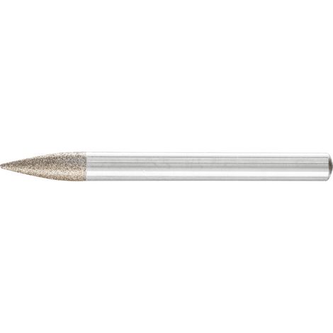 PFERD TOOLS CBN-Schleifst. Spitzbog.-Ø 6x18 mm Schaft-Ø 6 mm B126 (mit.) z. Gravur/Schleifen kl. Öffnungen